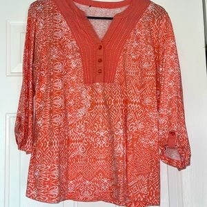 Coral Color top